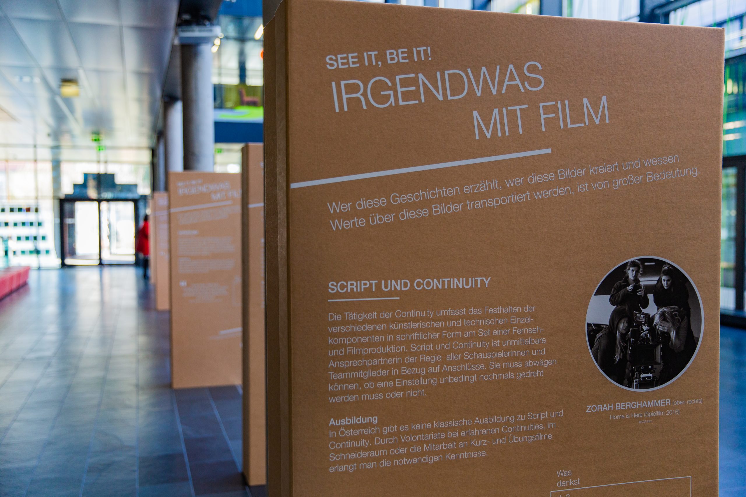 Ausstellung „See it – be it! Irgendwas mit Film!“