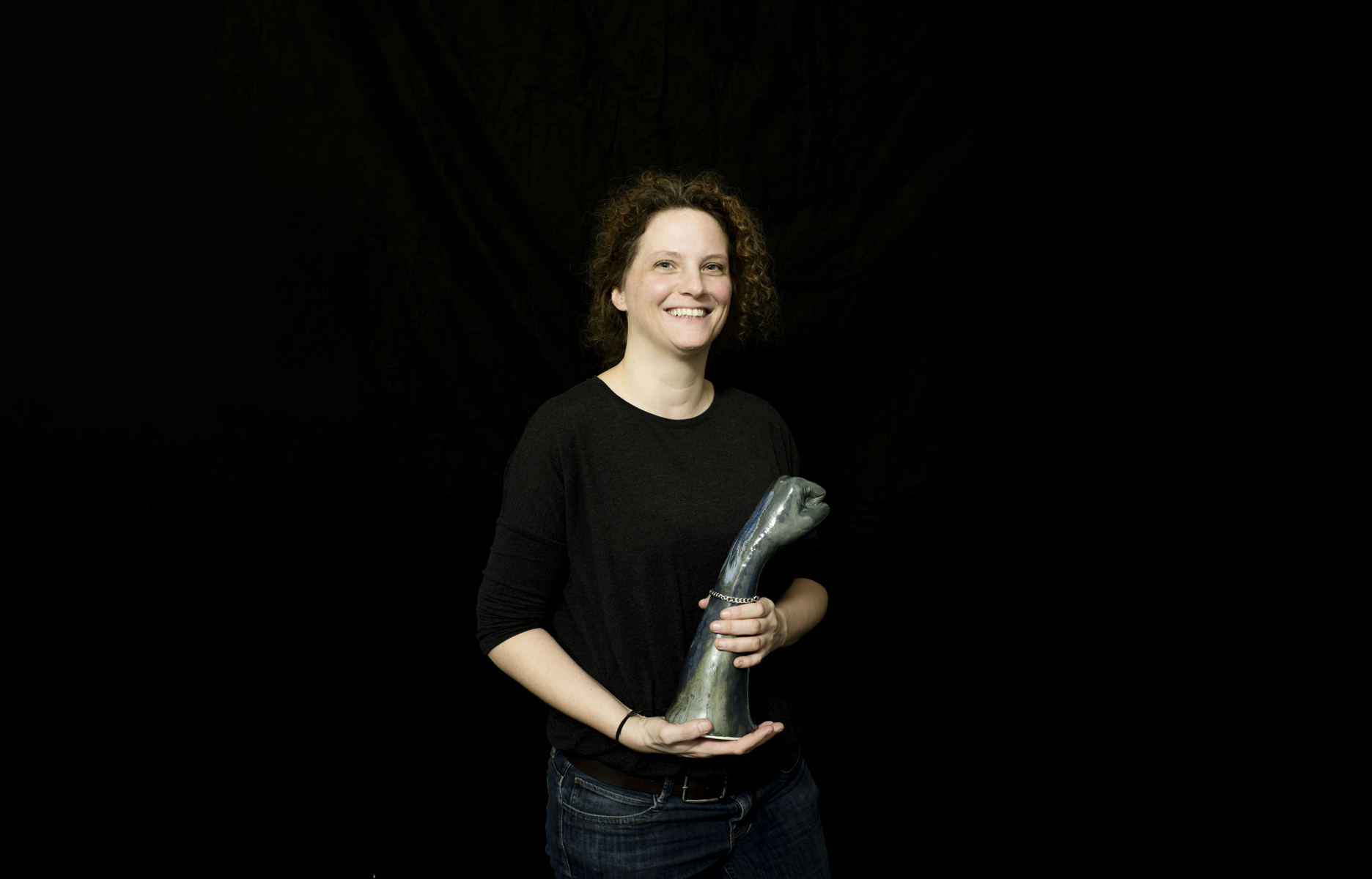 Die Preisträgerin des Luise-Fleck-Preises, Caroline Bobek.