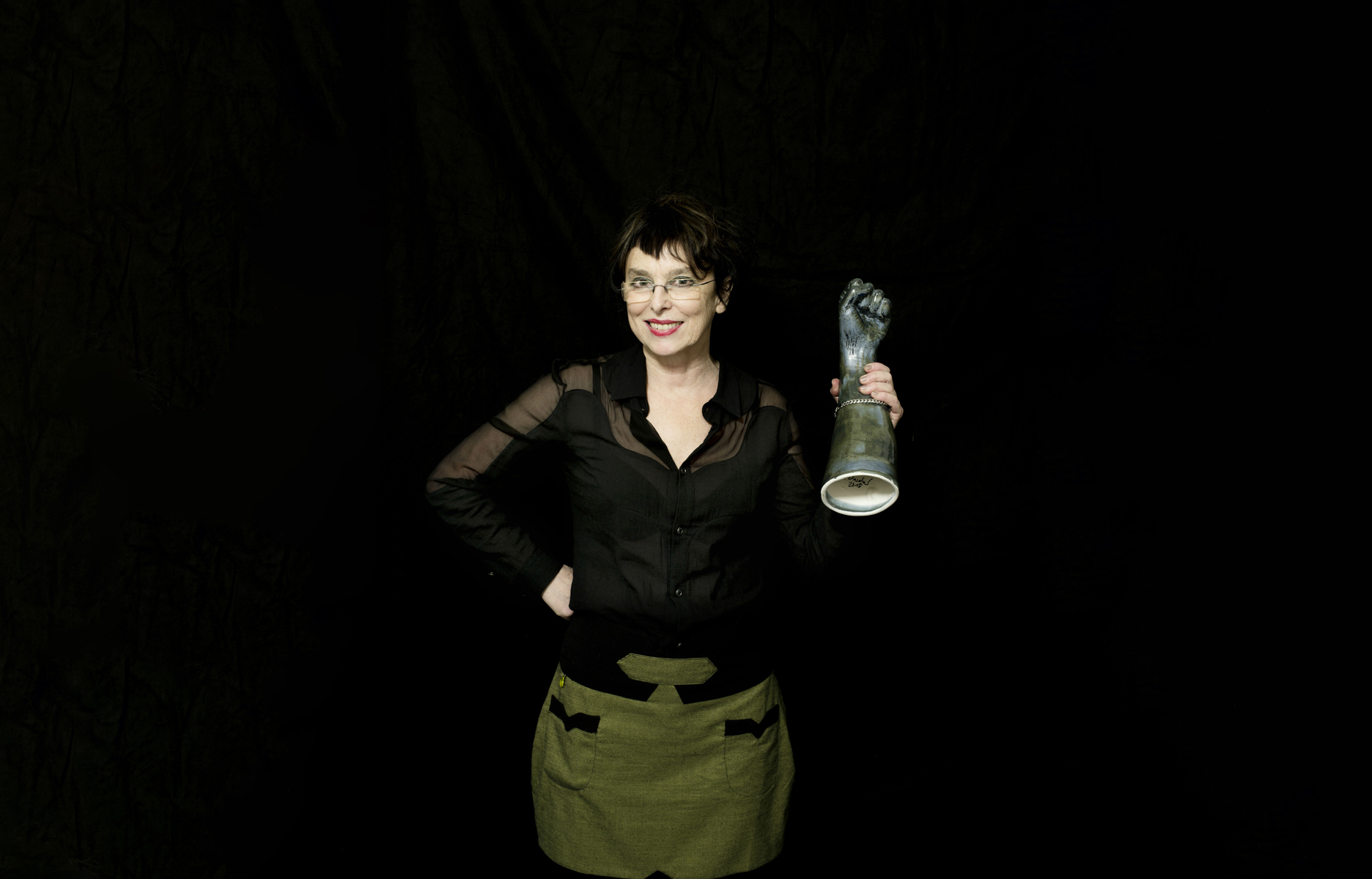 Die Preisträgerin der Gloria Karina Ressler.